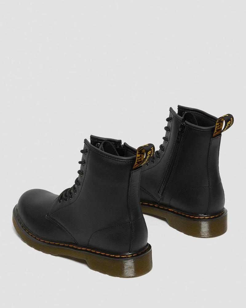 Dr Martens Youth 1460 Softy T Læder Snørestøvler Børn Sort | DK 715MQZ